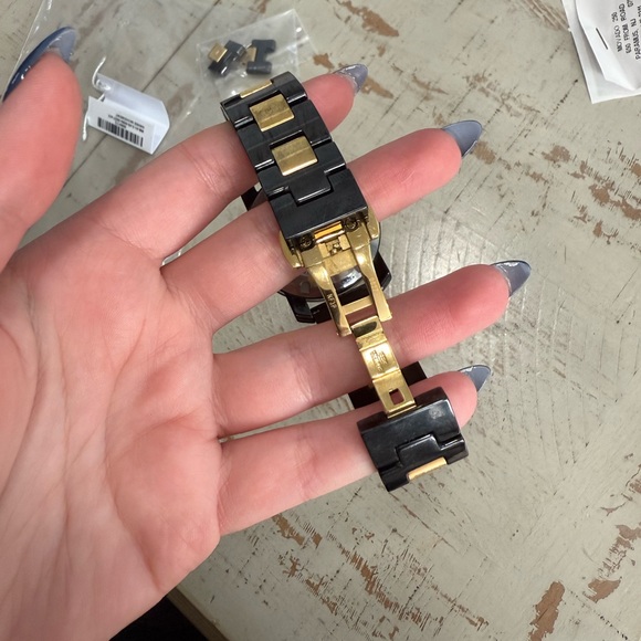 Movado Bold Black and Gold Watch - Picture 13 of 15